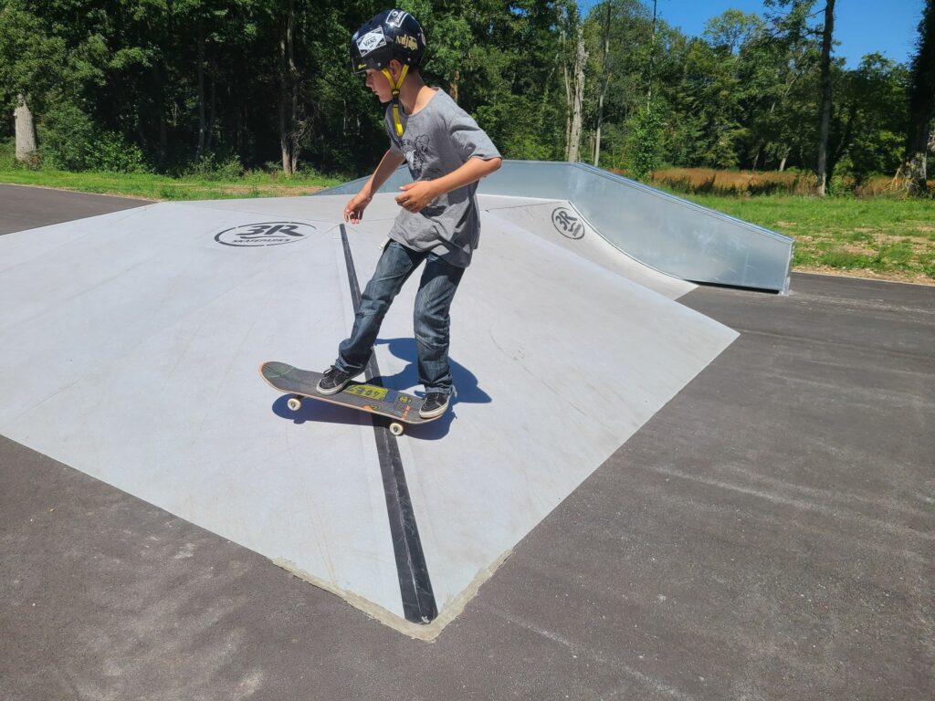 Transfert en skateboard à Morancez