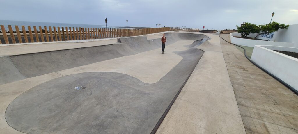 Skatepark de la santa à lanzarote